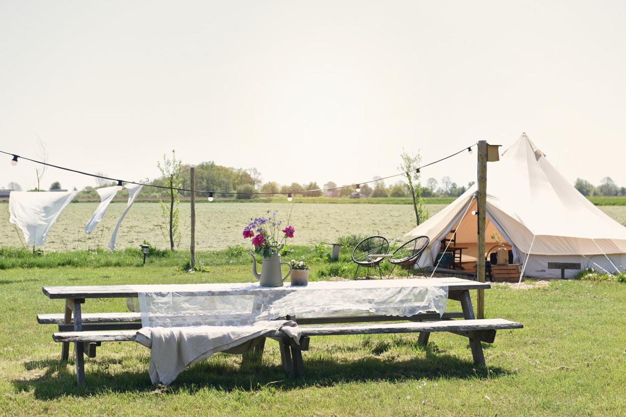 Smuk Lytse Bell Tent Echtenerbrug Εξωτερικό φωτογραφία